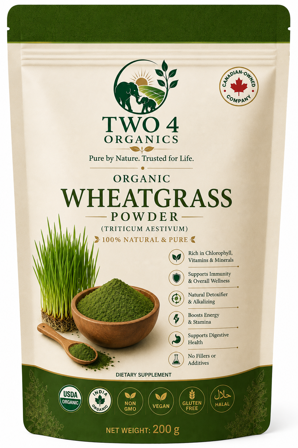 Organic Wheatgrass Powder