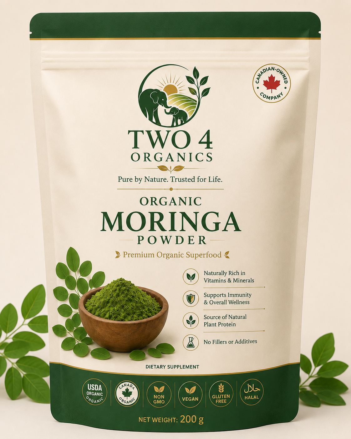 Organic Moringa Powder